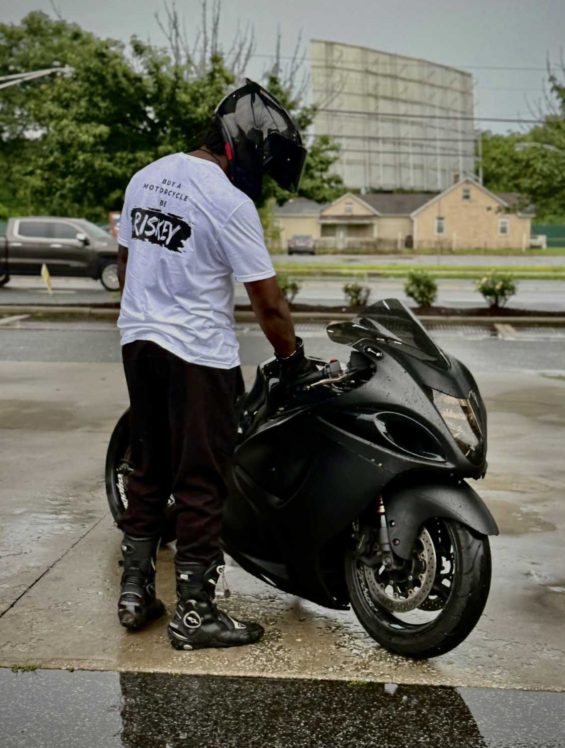 Buy A Motorcycle White Tee